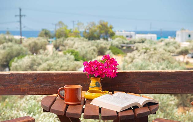 Μπαλκόνι με θέα στη θάλασσα